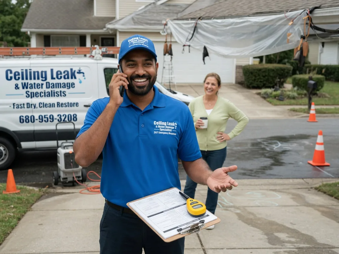 Ceiling Leak Cleanup Cabin Creek, WV FAQs